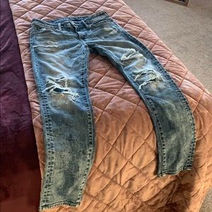 AE AirFlex+ Skinny Jean in Worn Out Blue